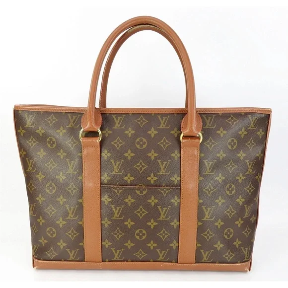 Louis Vuitton Brown and Tan Monogram Handbag - Picture 1 of 16